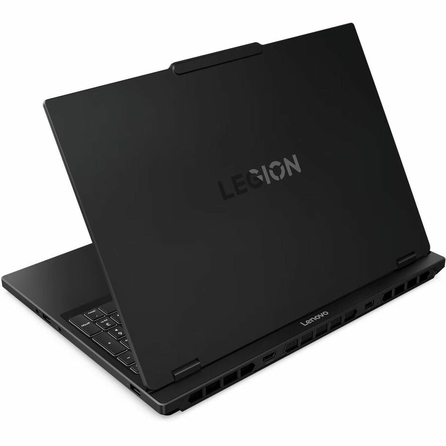 Black Lenovo Legion laptop on a white background