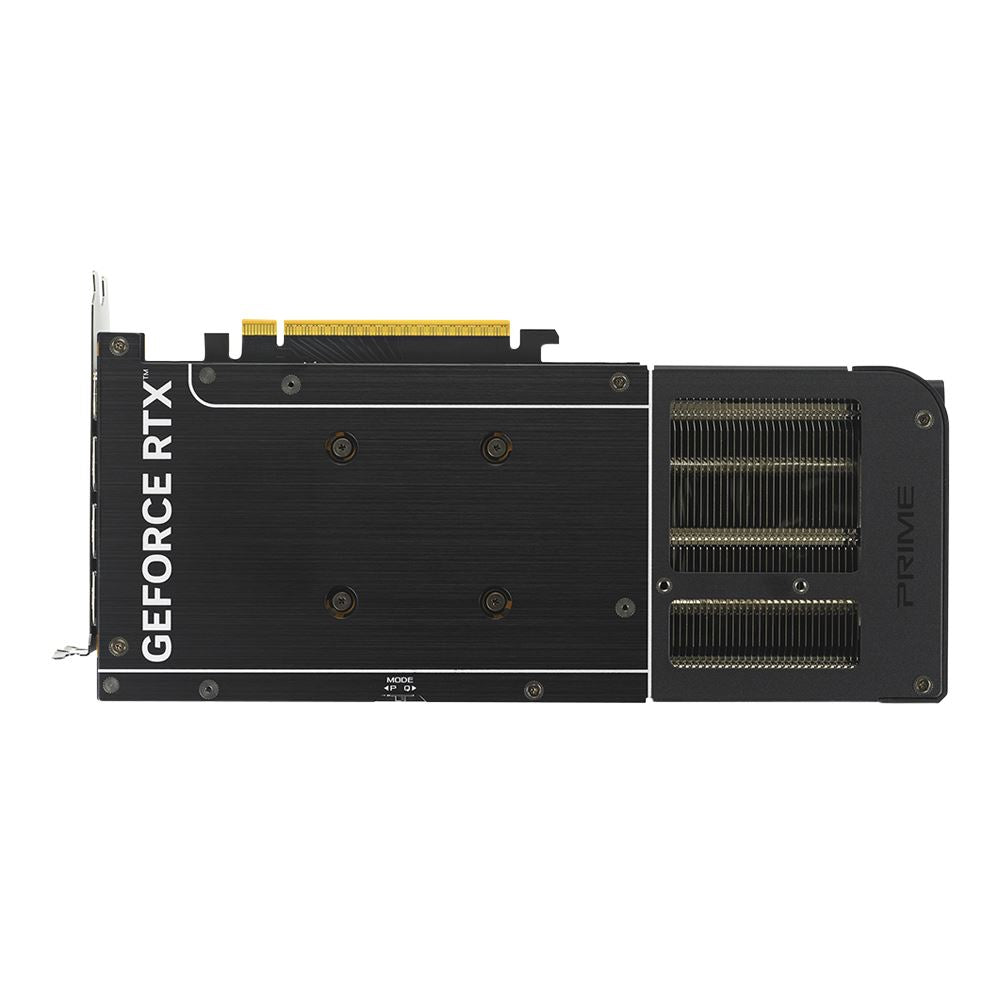 GeForce RTX graphics card on a white background