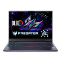 Acer Predator laptop with a colorful display on a white background
