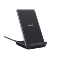 Anker wireless charging stand on a white background