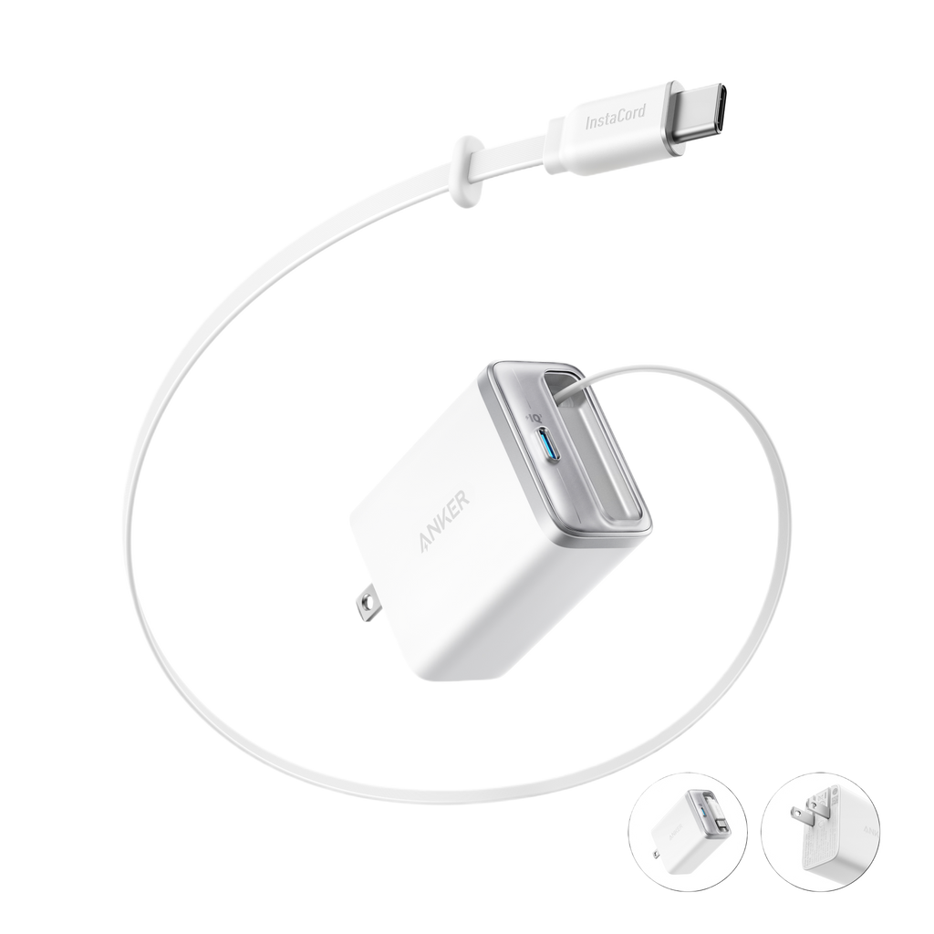 HUAWEI USB-C to USB-A cable with adapter on a white background