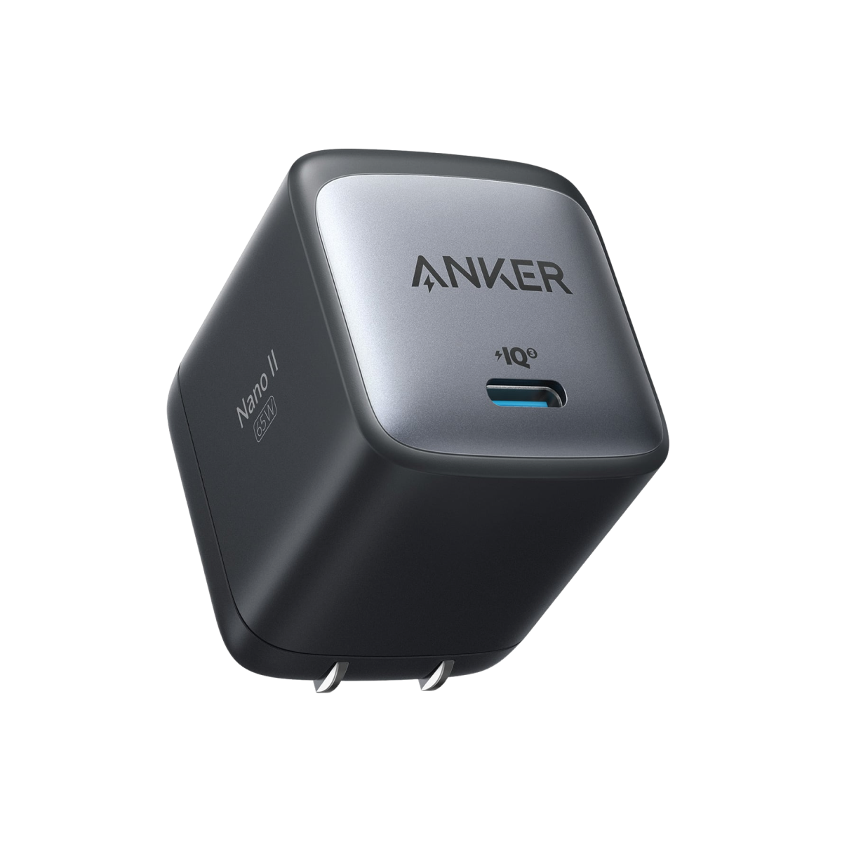 Anker power adapter on a white background