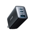 Anker power adapter with two USB ports on a white background
