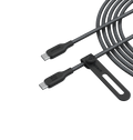 Anker USB-C cable with two connectors on a transparent background