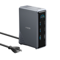 Anker power station with multiple USB ports on a white background