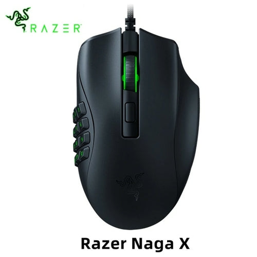 Razer Naga X gaming mouse on a white background