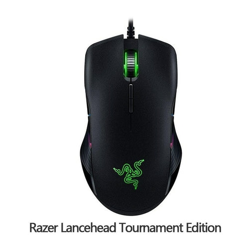 Razer Lancehead Tournament Edition gaming mouse on a white background