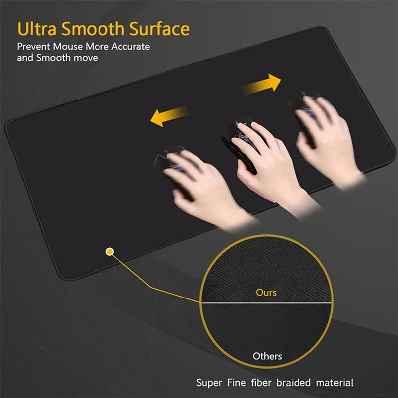 Large Gaming Mouse Pad – Extended Desk Mat for PC & Keyboard