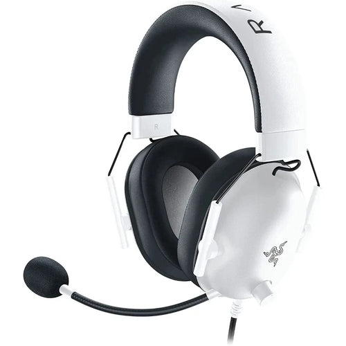 Gaming headset with microphone on a white background