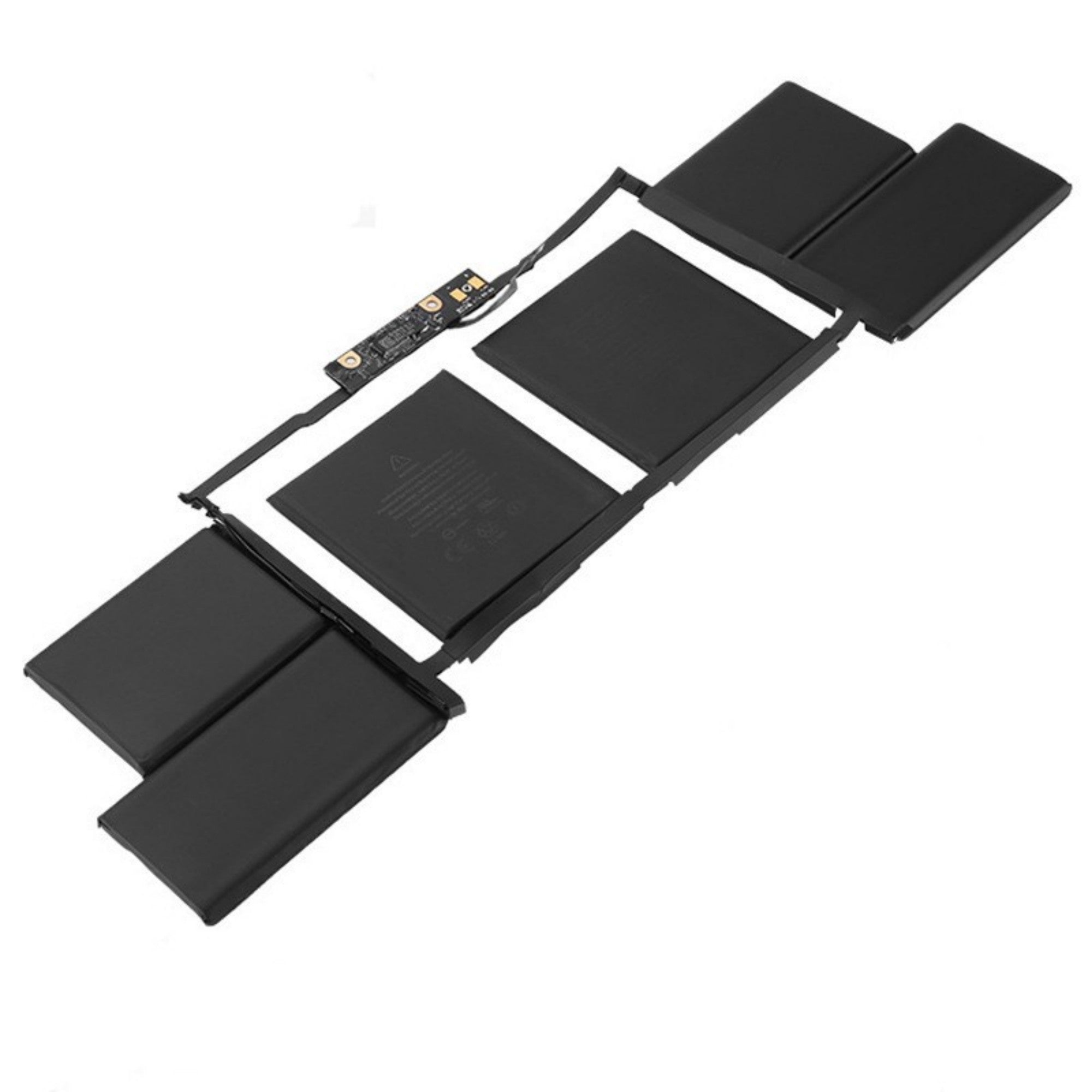 Laptop battery on a white background
