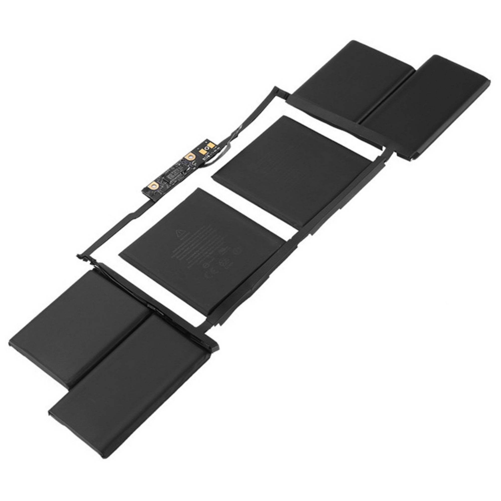 Laptop battery on a white background