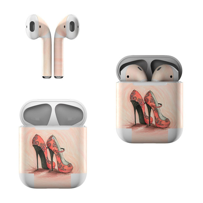 Coral Shoes - Apple AirPods Wrap