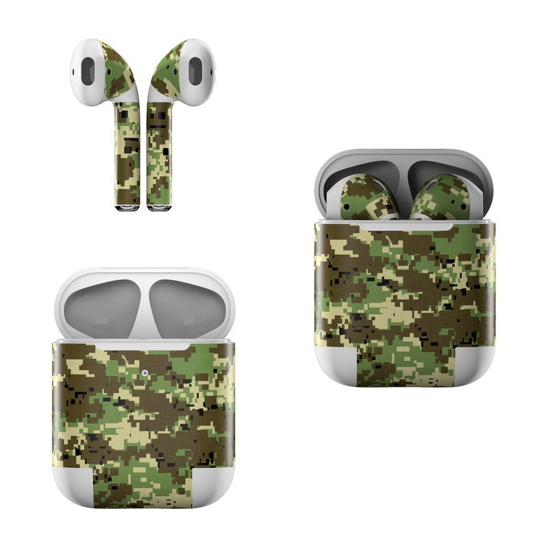 Digital Woodland Camo - Apple AirPods Wrap