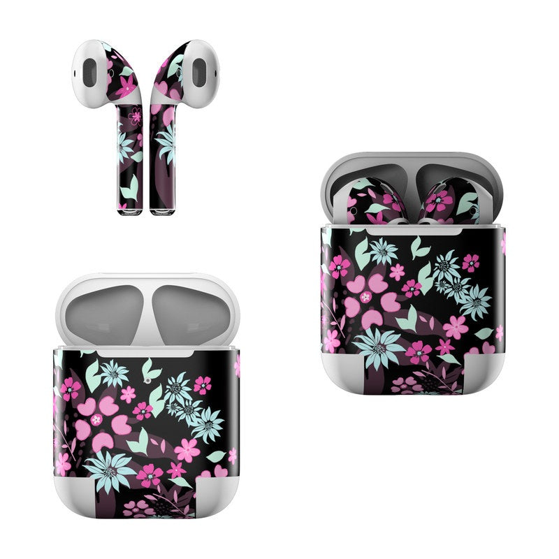 暗黑花朵 - Apple AirPods 贴膜