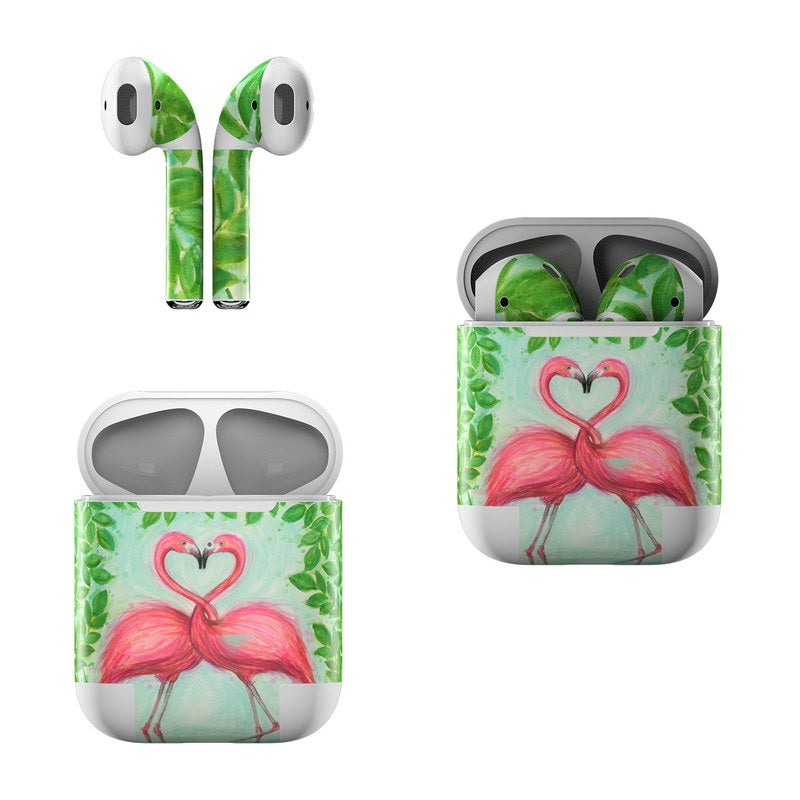 Flamingo Love - Apple AirPods Wrap