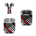 Thin Red Line Hero - Apple AirPods Wrap