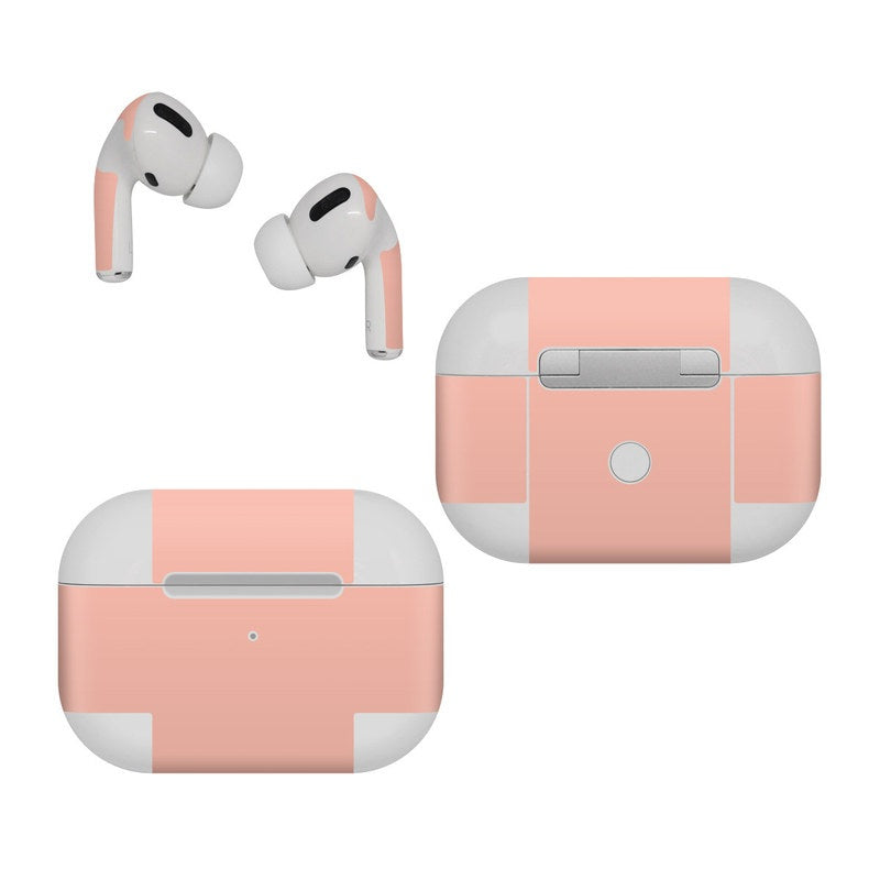 固态蜜桃色 - 适用于 Apple AirPods Pro 的贴膜