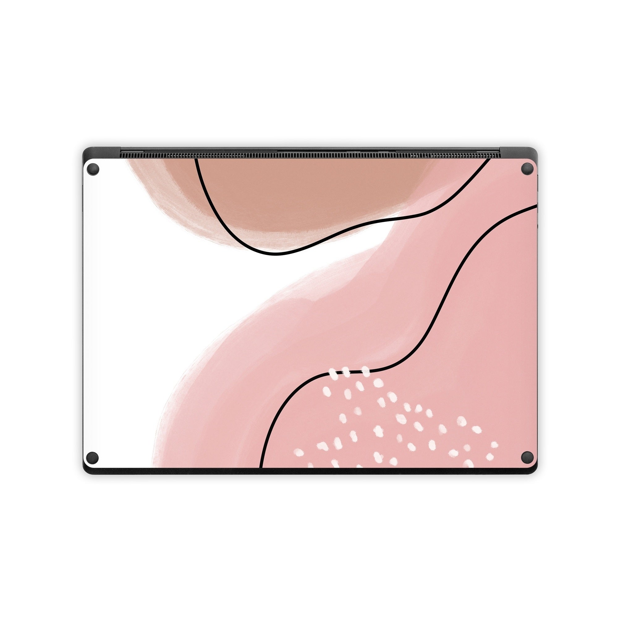 Abstract Pink and Brown - Microsoft Surface Laptop Wrap