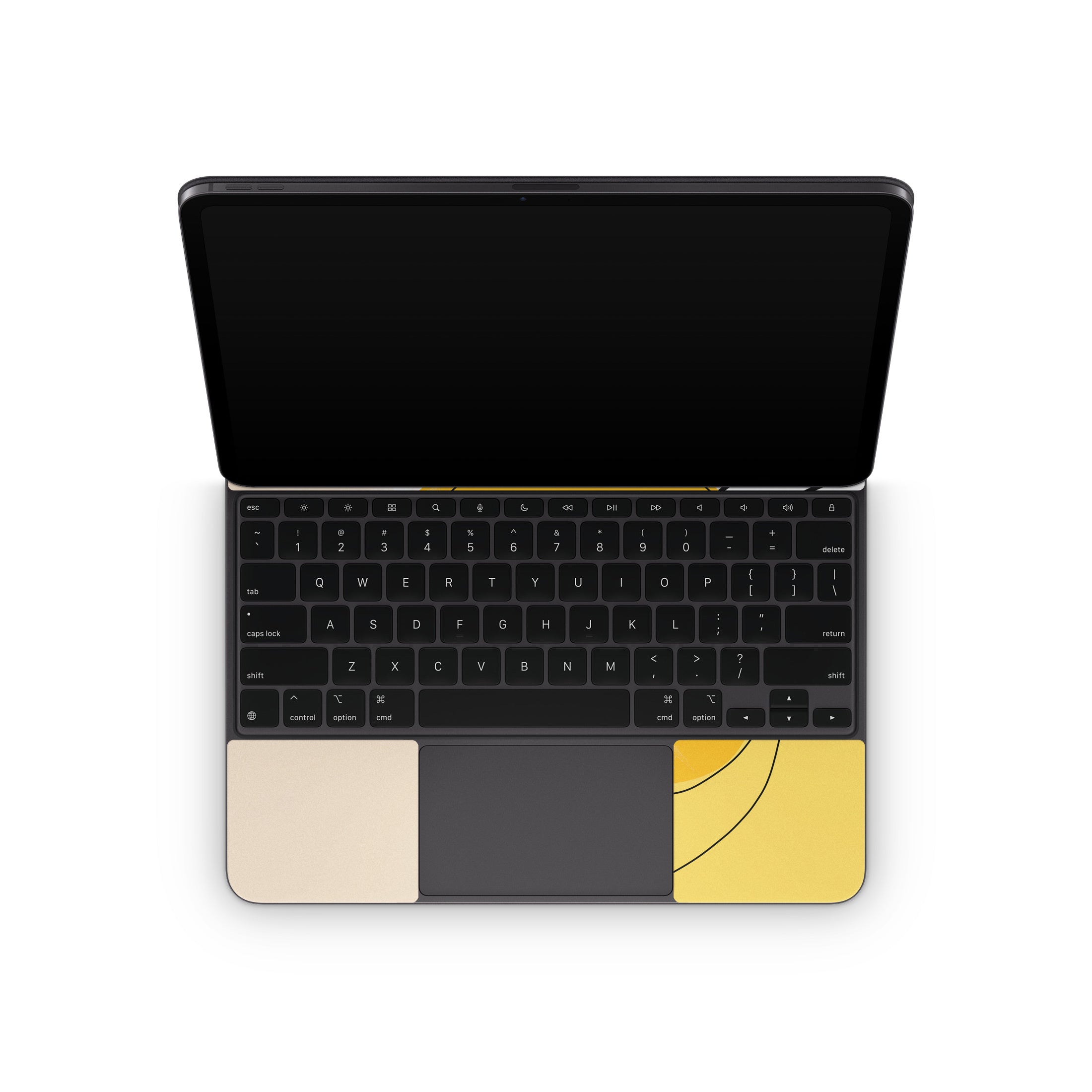 Amarillo abstracto - Piel para Apple Magic Keyboard para iPad