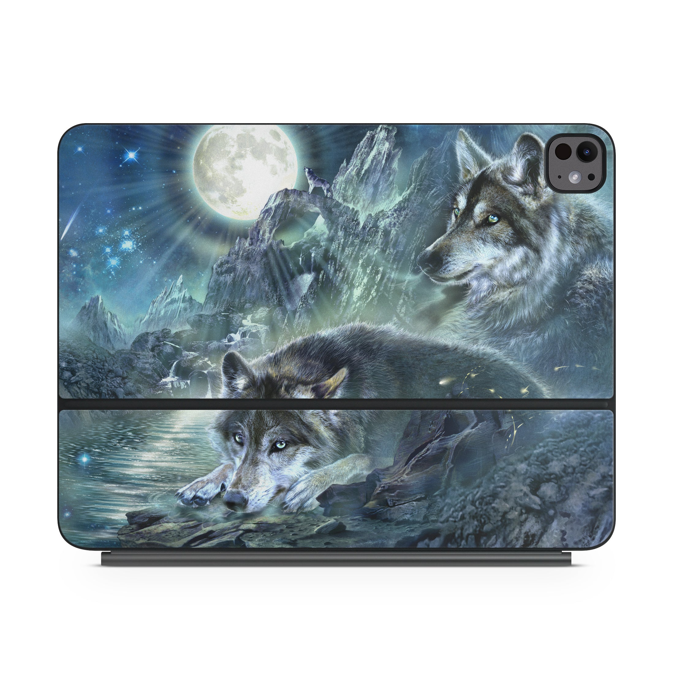 Bark At The Moon - Apple Magic Keyboard for iPad Wrap