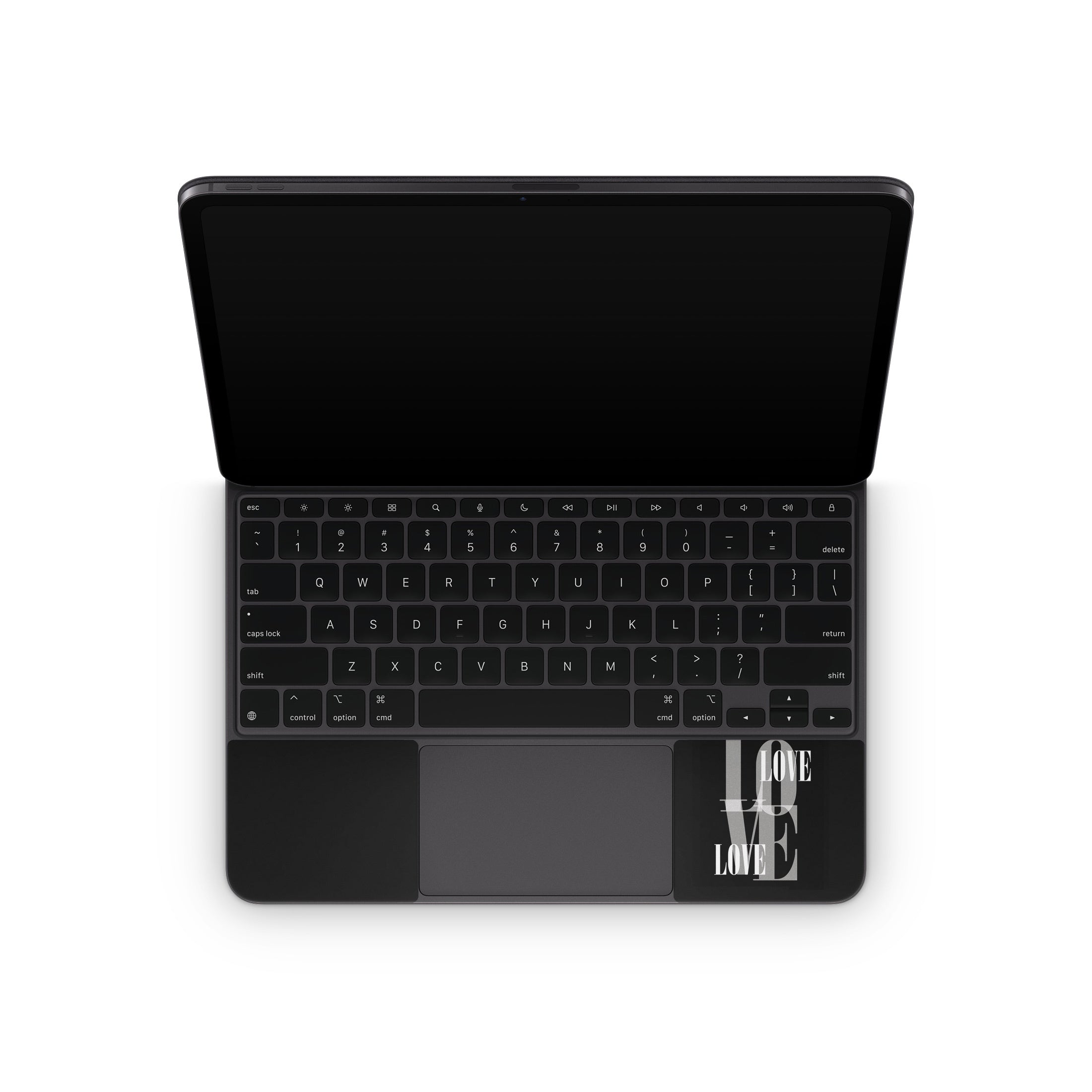 Black Love - Apple Magic Keyboard for iPad Wrap