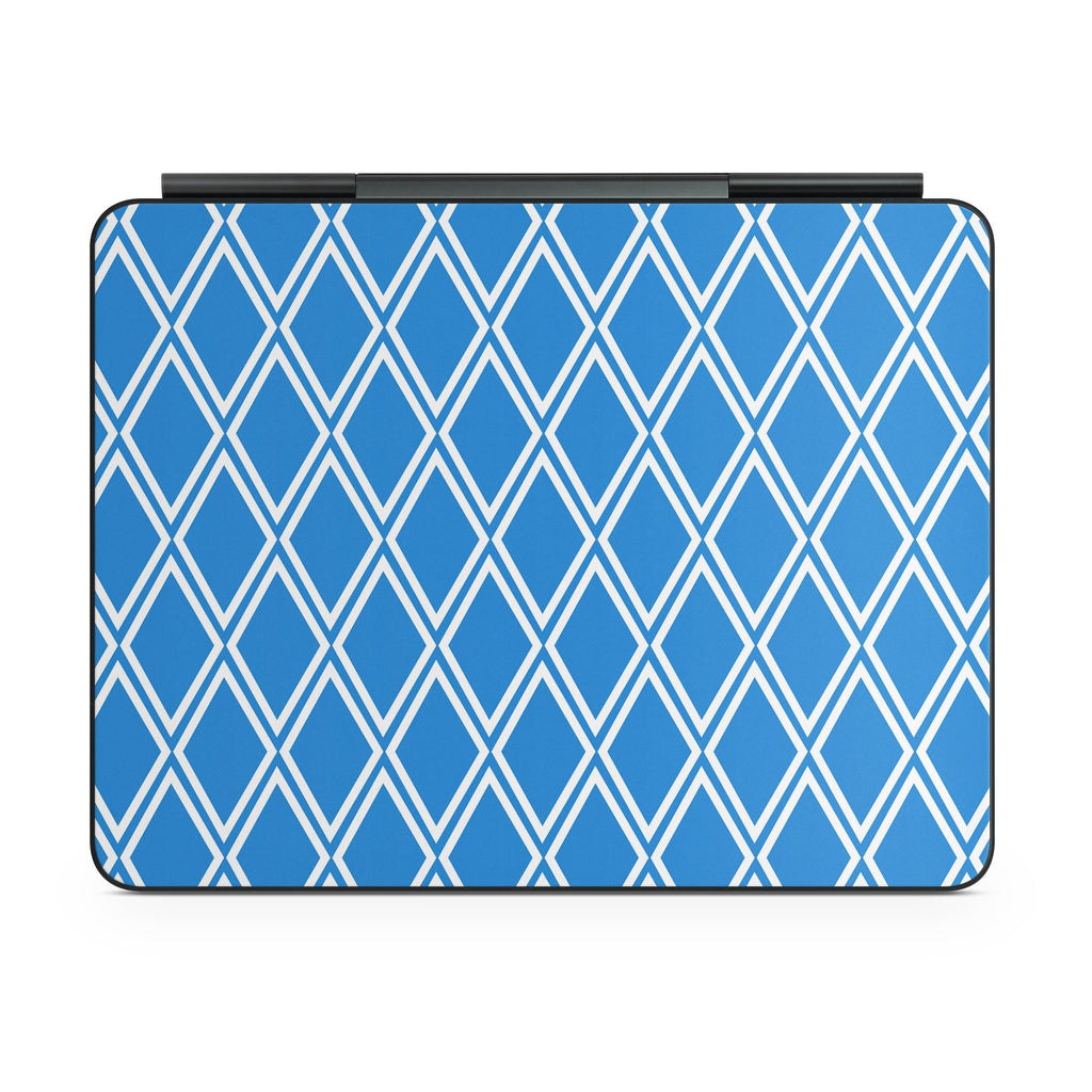 Blue Checks - Apple Magic Keyboard for iPad Wrap