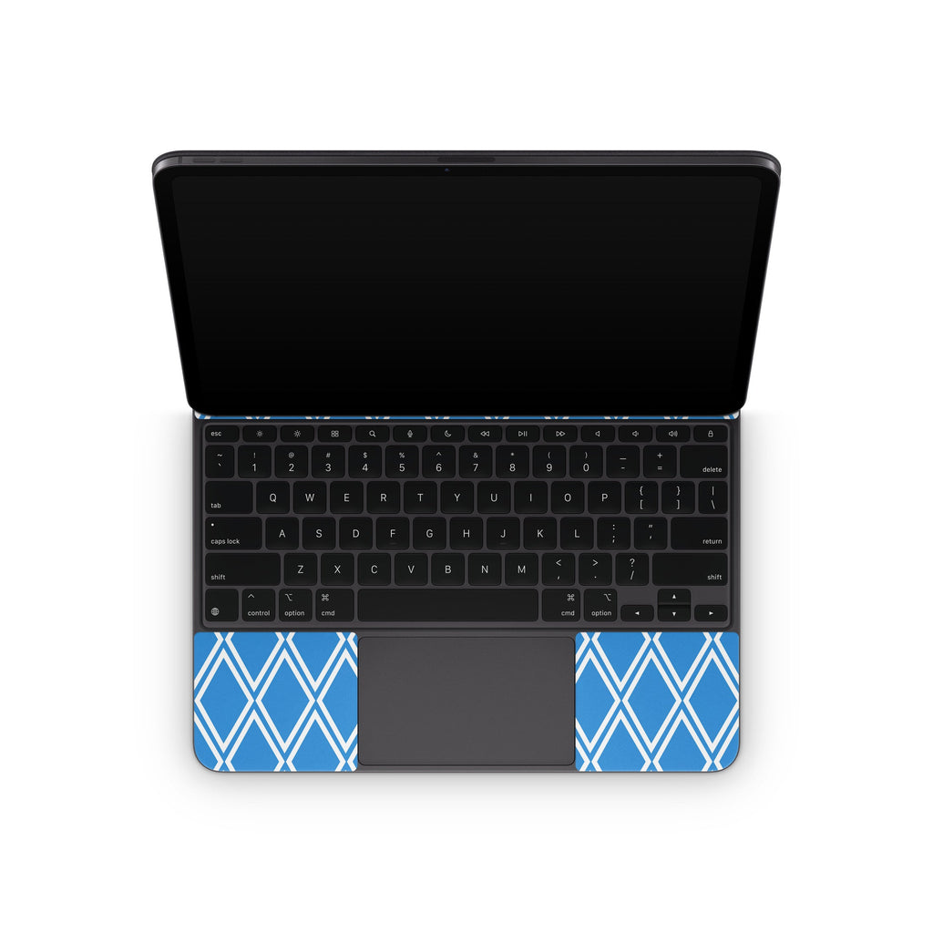Blue Checks - Apple Magic Keyboard for iPad Wrap