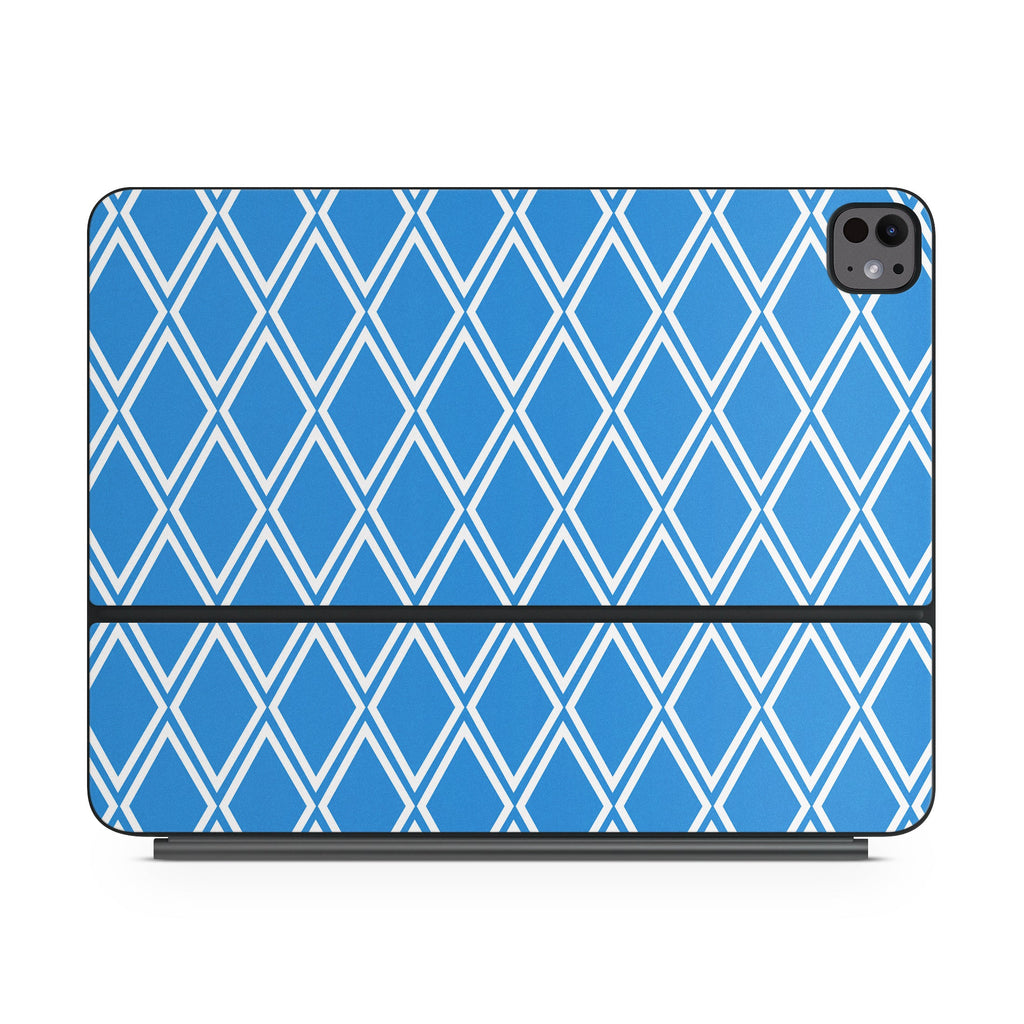 Blue Checks - Apple Magic Keyboard for iPad Wrap