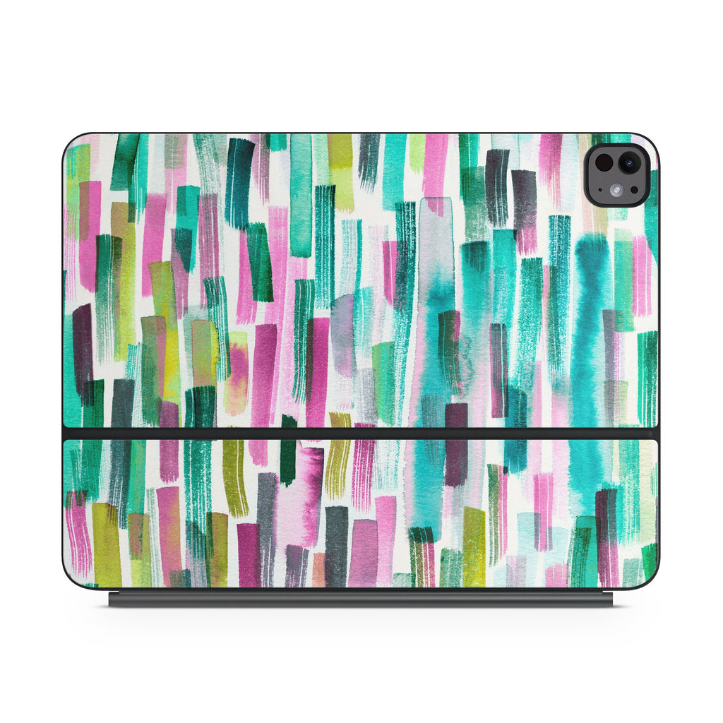 Colorful Brushstrokes - Apple Magic Keyboard for iPad Wrap