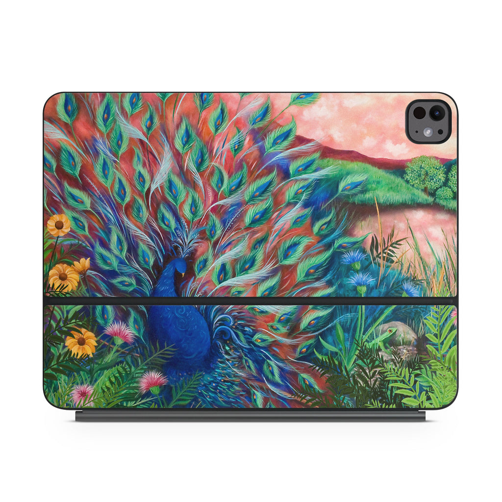 Coral Peacock - Apple Magic Keyboard for iPad Wrap