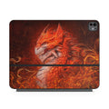 Dragón de Llama - Adhesivo para Teclado Mágico de iPad de Apple