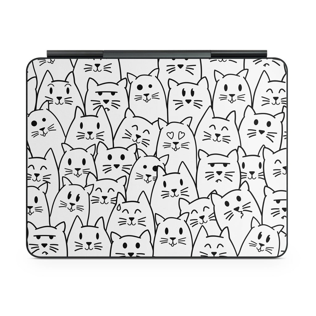 Moody Cats - 适用于 iPad 的 Apple 妙控键盘贴膜