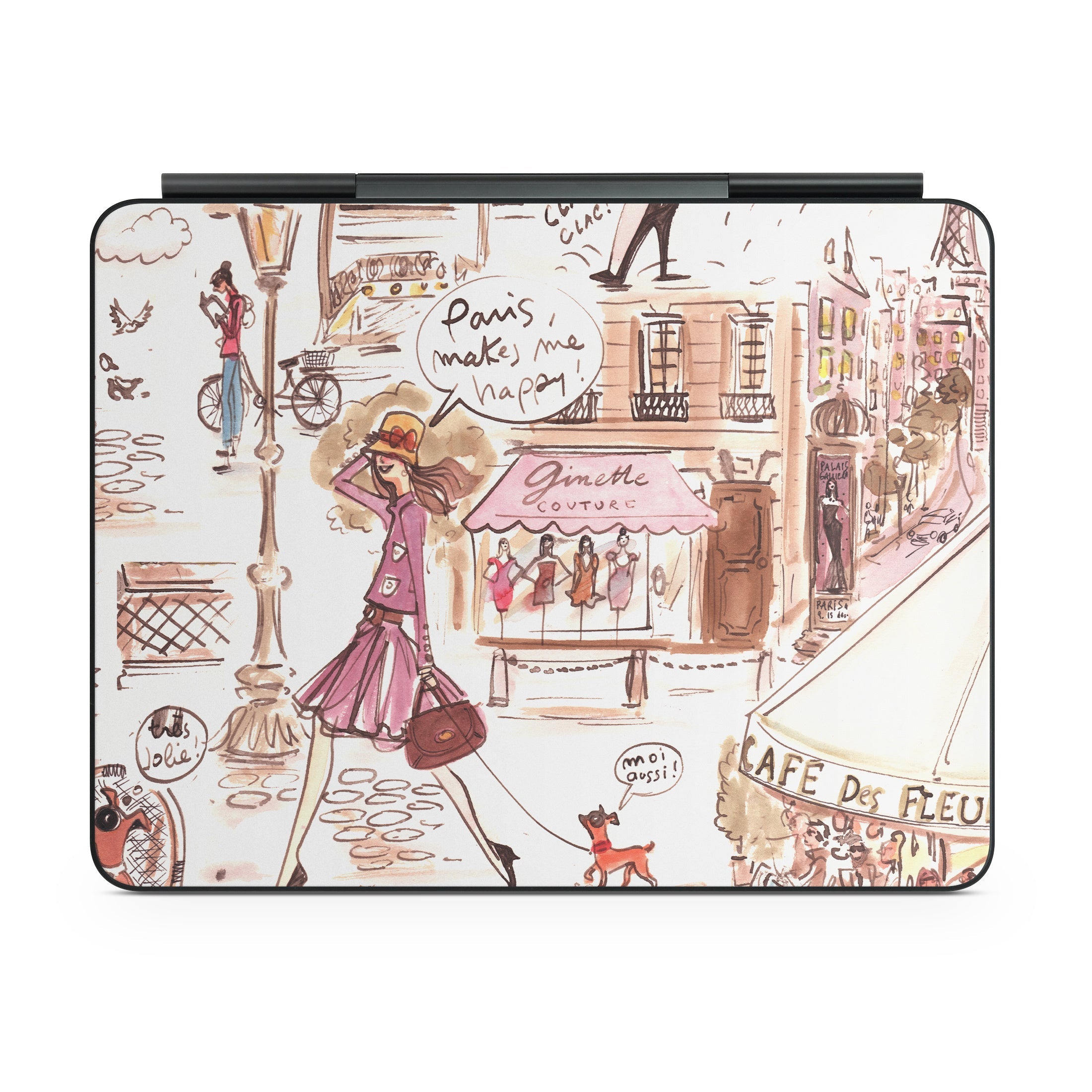 Paris Makes Me Happy - Apple Magic Keyboard for iPad Wrap