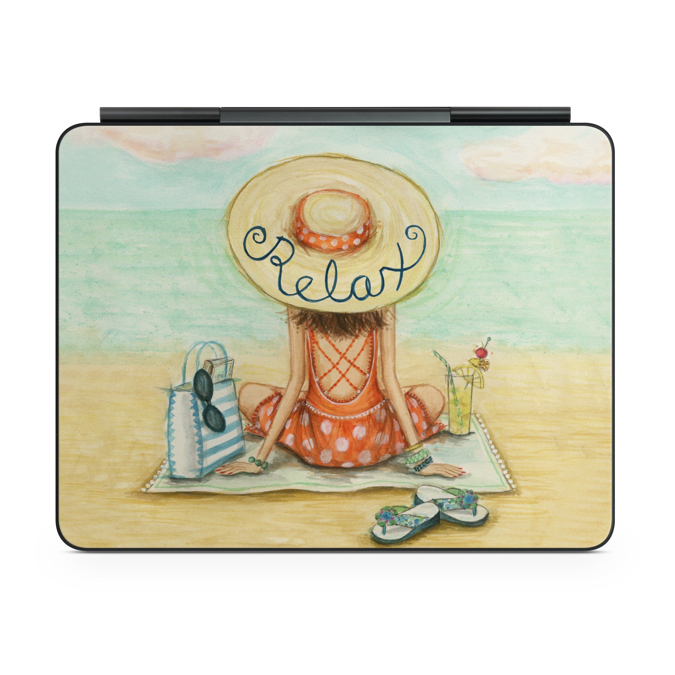 Relaxing on Beach - Apple Magic Keyboard for iPad Wrap