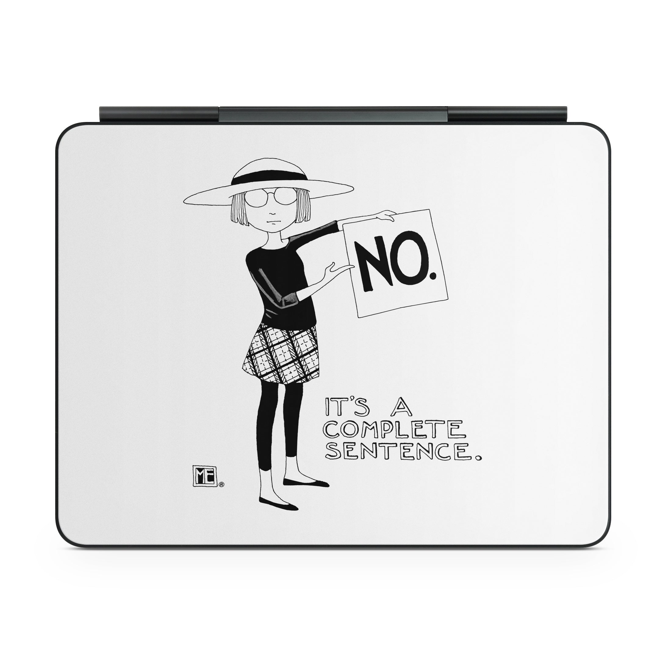 Frase - Skin para el Magic Keyboard de Apple para iPad