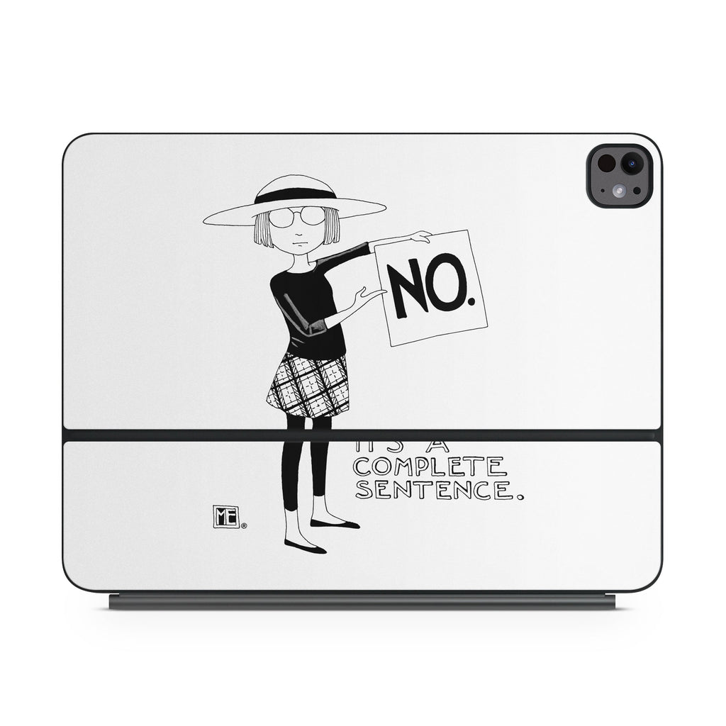 Frase - Skin para el Magic Keyboard de Apple para iPad