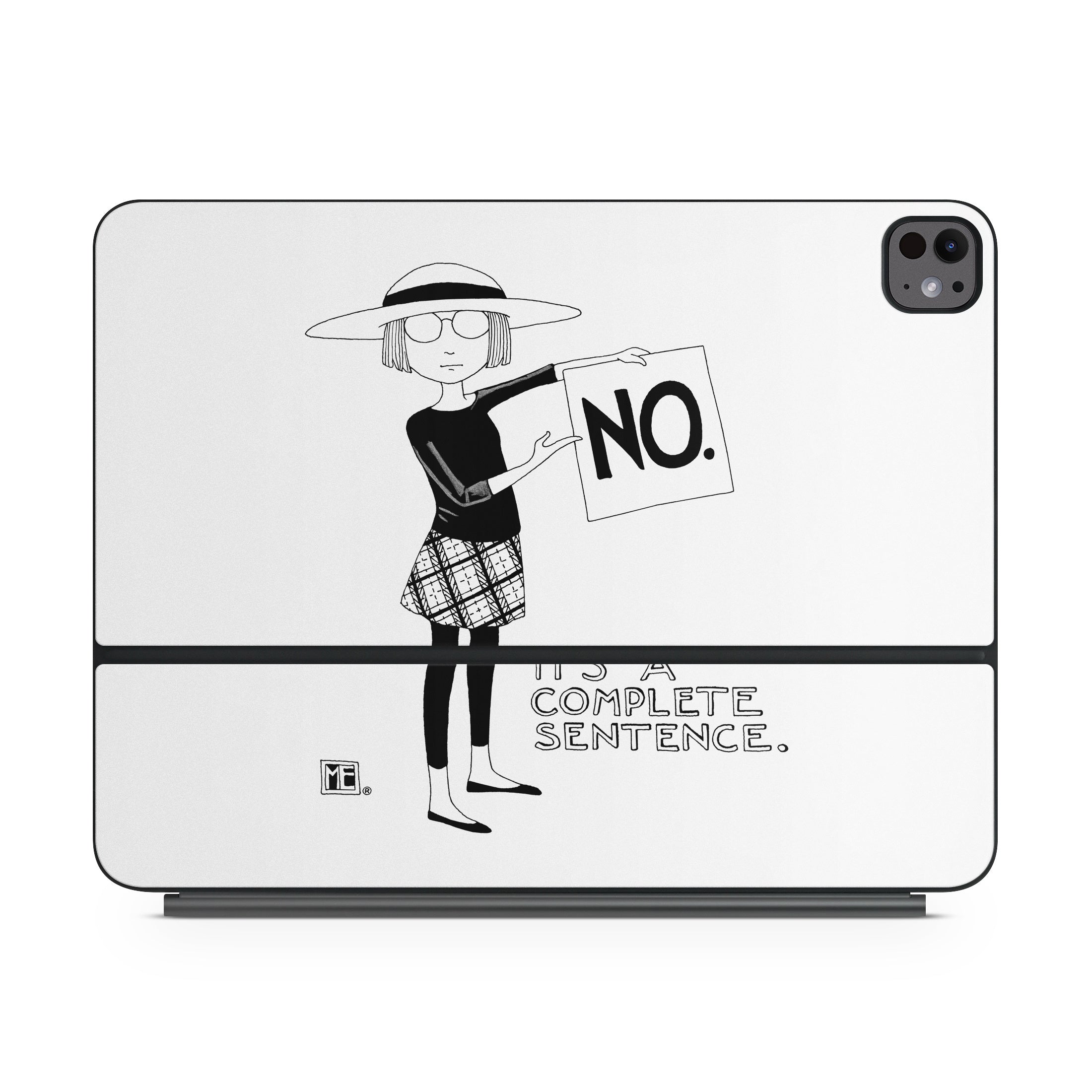 Frase - Skin para el Magic Keyboard de Apple para iPad
