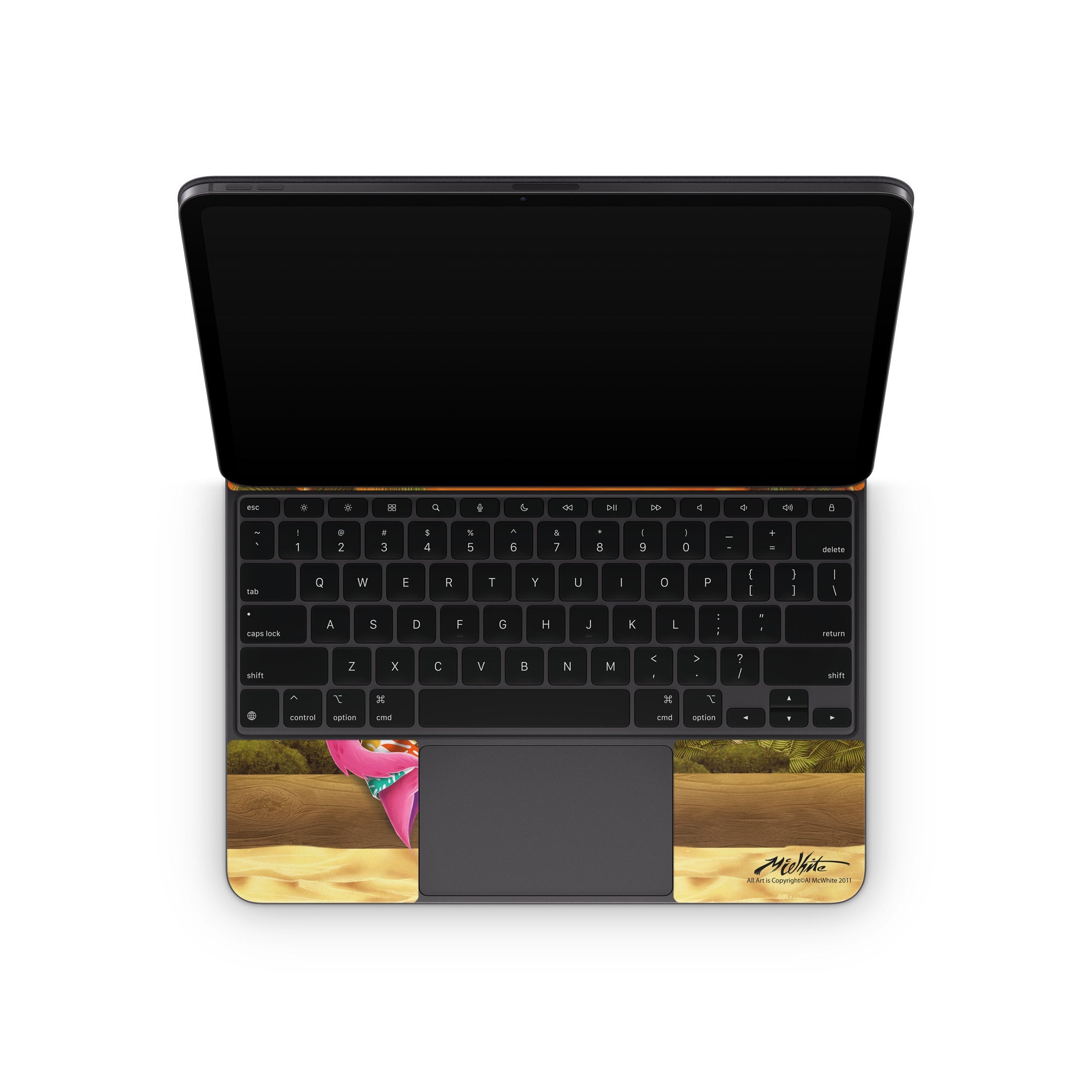 日落火烈鸟 - 适用于 iPad 的 Apple 妙控键盘贴膜