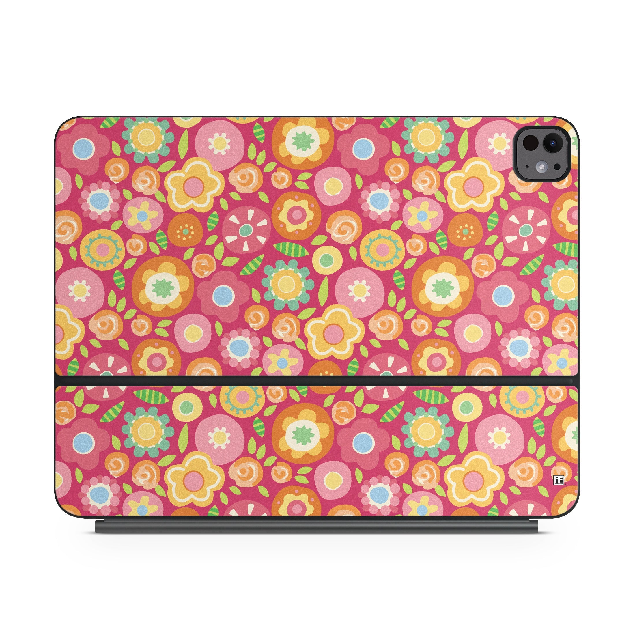 Flowers Squished - Apple Magic Keyboard for iPad Wrap