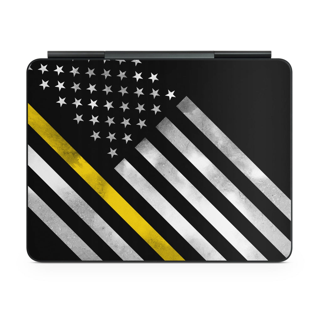 Thin Yellow Line Hero - Apple Magic Keyboard for iPad Wrap