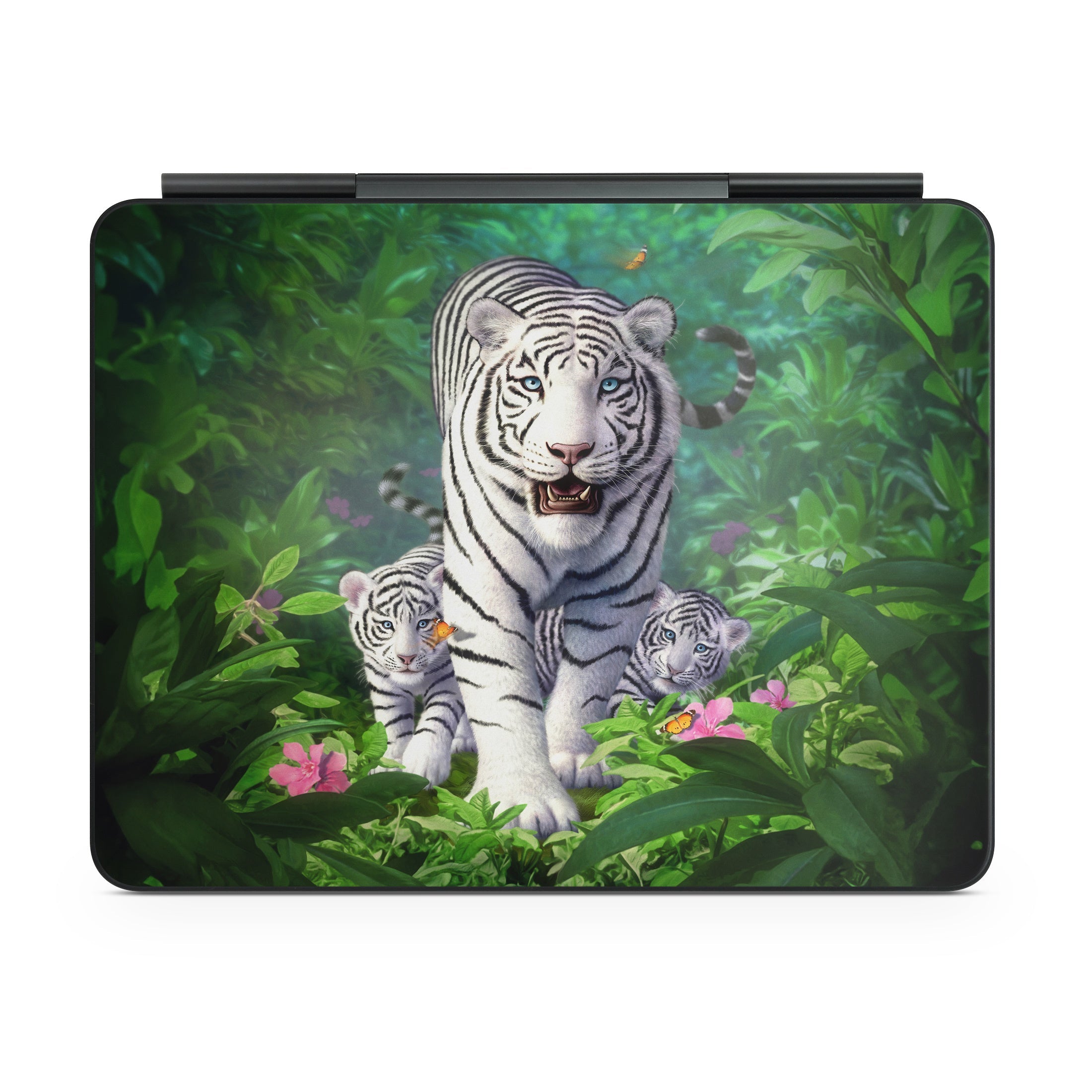 White Tigers - Apple Magic Keyboard for iPad Wrap