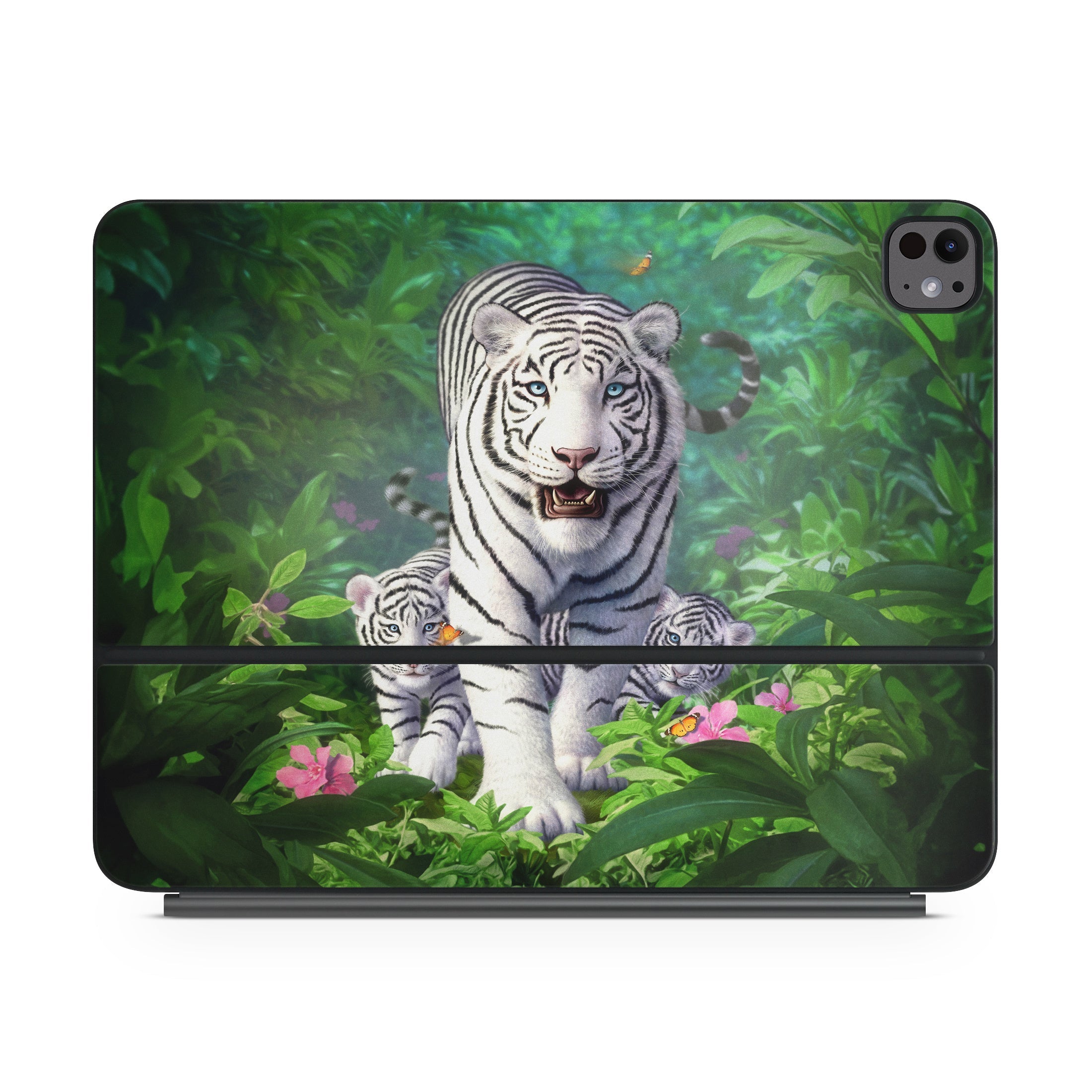 White Tigers - Apple Magic Keyboard for iPad Wrap
