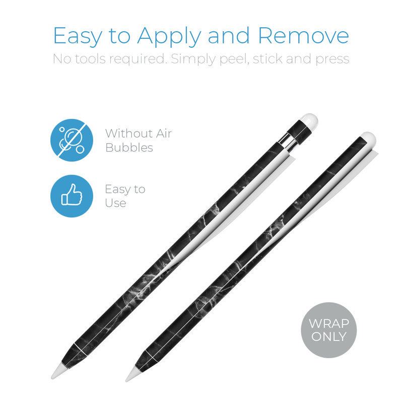 Black Marble - Apple Pencil Wrap