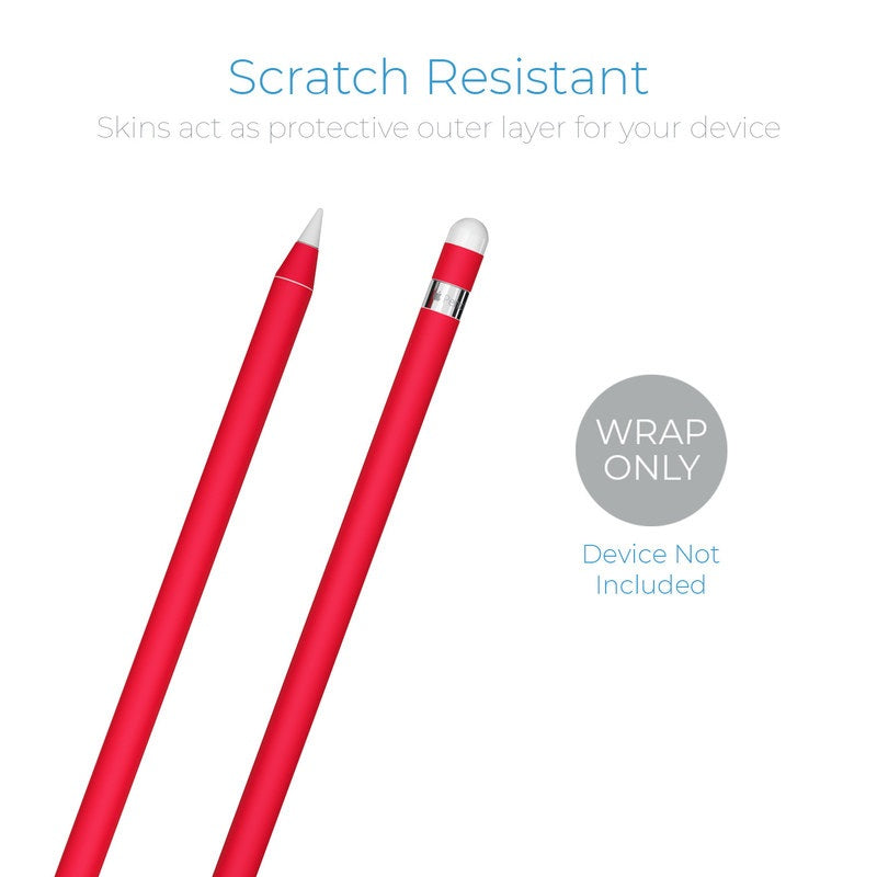 Solid State Red - Apple Pencil Wrap