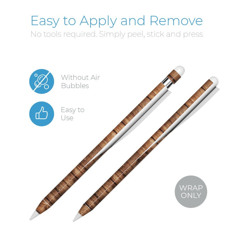 Stripped Wood - Apple Pencil Wrap