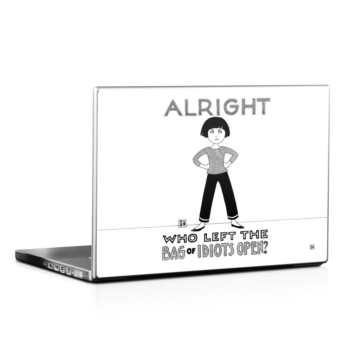 Bag of Idiots - Laptop Lid Wrap