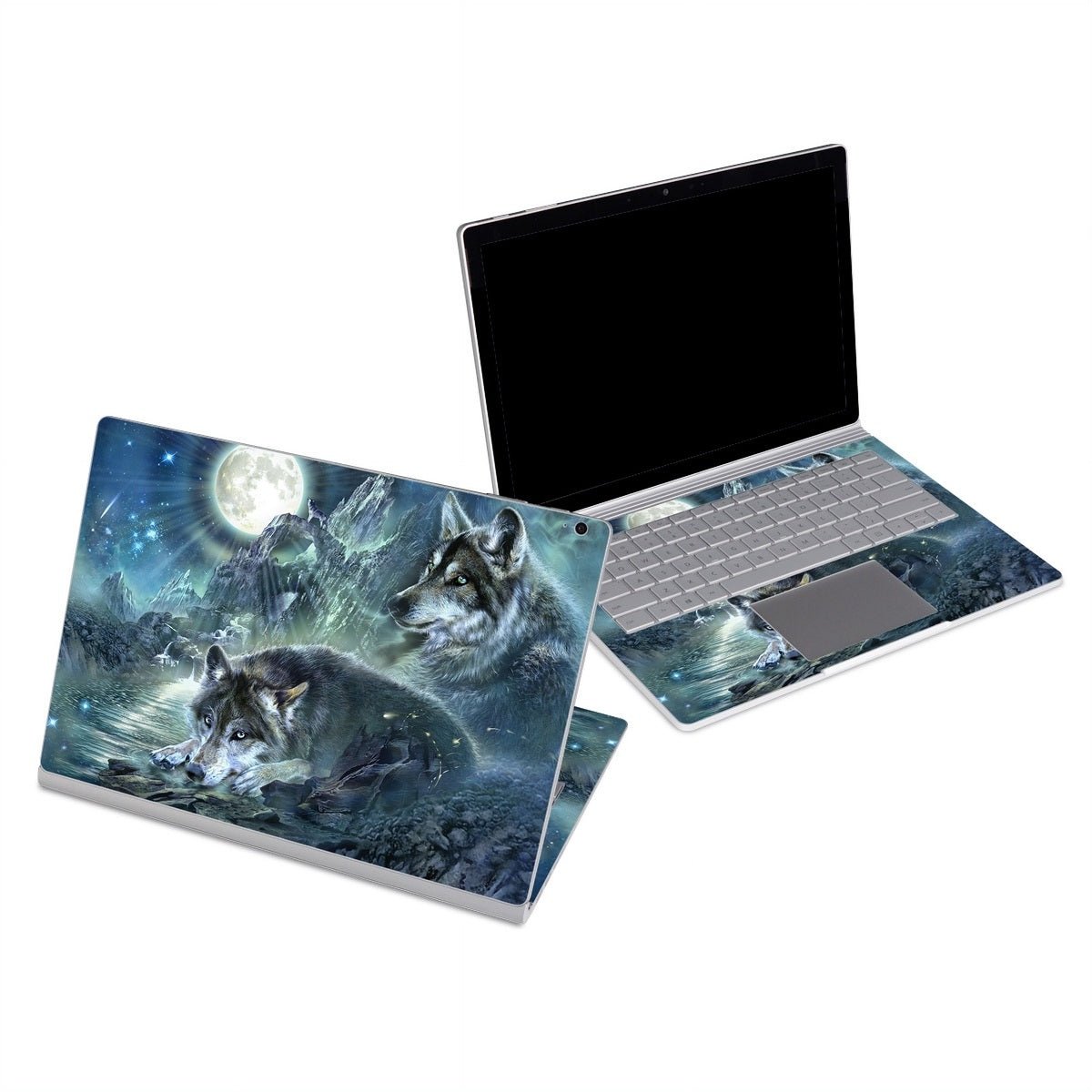 Bark At The Moon - Microsoft Surface Book Wrap