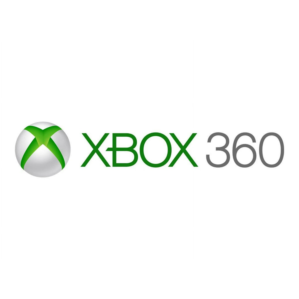 Xbox 360 logo on a white background