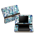 Blue Ink Floral - Nintendo DSi XL Wrap