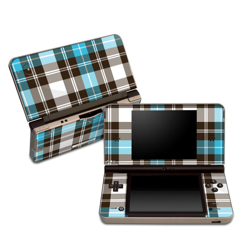 Turquoise Plaid - Nintendo DSi XL Wrap